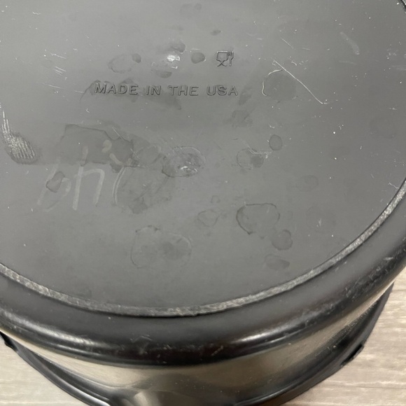 Pampered Chef Black Micro Cooker Large Microwave Steamer Strainer 2 Quart 2778 - Picture 9 of 16